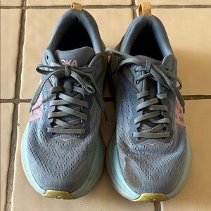 Hoka Women's Blue and Pink Athletic Shoes